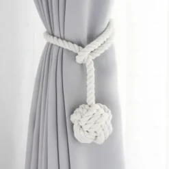 Rope Curtain Tassel Tie Backs Curtain Fringe Tiebacks Holdbacks Window Drapes Curtain Strap Buckle Holder Window Decorative Accessories