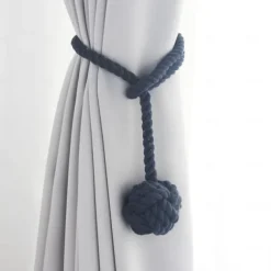 Rope Curtain Tassel Tie Backs Curtain Fringe Tiebacks Holdbacks Window Drapes Curtain Strap Buckle Holder Window Decorative Accessories