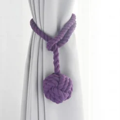 Rope Curtain Tassel Tie Backs Curtain Fringe Tiebacks Holdbacks Window Drapes Curtain Strap Buckle Holder Window Decorative Accessories