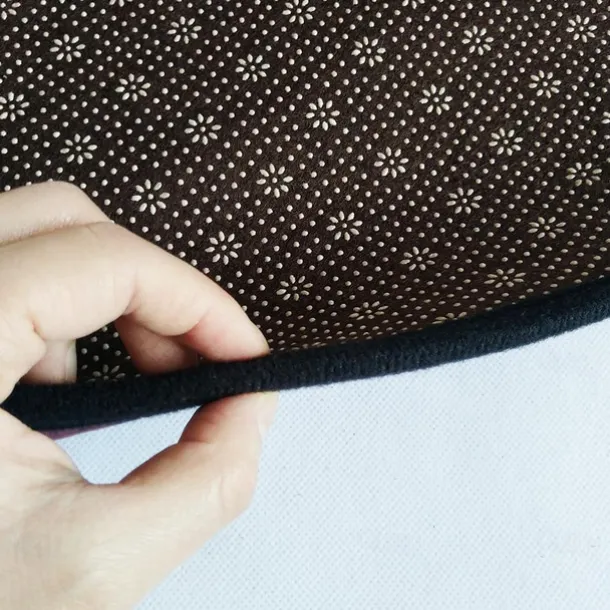 Round Leopard Print Area Rug Floor Decor Non Slip Absorbent Carpet For Entryway Bedroom Living Room Sofa Home Deco