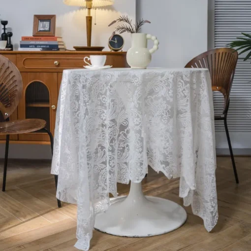 Round Tablecloths Elegant and Durable Table Covers Perfect for Dining and Kitchen Tables Ideal for Everyday Use or Special Occasions