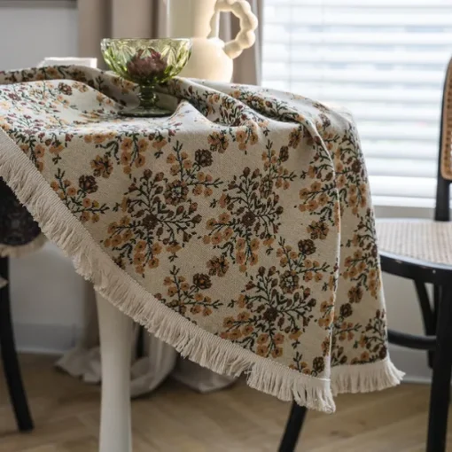 Round Tablecloths Elegant and Durable Table Covers Perfect for Dining and Kitchen Tables Ideal for Everyday Use or Special Occasions