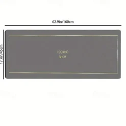 Rubber Backing Kitchen Floor Mat Non-slip Waterproof Oil-proof Kitchen Rugs Super Absorbent Quick Dry Bathroom Mats Washable Indoor Door Mat Home Decor Room Runner Rugs