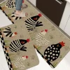 Rustic Chicken Kitchen Mat Non-Slip Rug Indoor Outdoor Mat Bedroom Decor Bathroom Mat Entrance Rug Door Mat