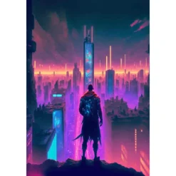 80s 90s Wall Art Colorful Neon Gamer Controller Canvas Poster Fantasy Earphones Esports Gaming Wall Art Painting For Kawaii Room Decor