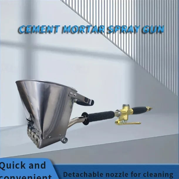 Sand Mortar Spray Gun Wall Gray Shovel Cement Sprayer Gun Wall Painting Concrete Sprayer Tool 65/75cm