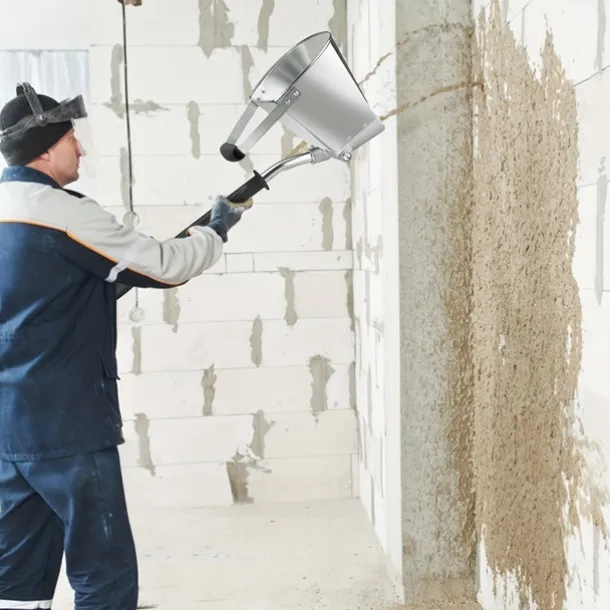 Sand Mortar Spray Gun Wall Gray Shovel Cement Sprayer Gun Wall Painting Concrete Sprayer Tool 65/75cm