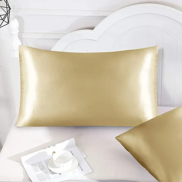 Satin Envelope Zipperless Pillowcase Simulated Silk Cold Feeling Pillowcase Pillow Cover