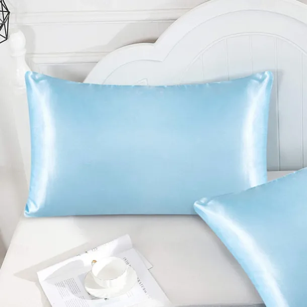 Satin Envelope Zipperless Pillowcase Simulated Silk Cold Feeling Pillowcase Pillow Cover