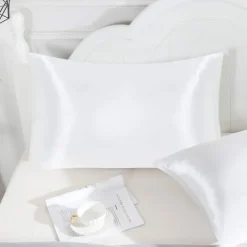 Satin Envelope Zipperless Pillowcase Simulated Silk Cold Feeling Pillowcase Pillow Cover