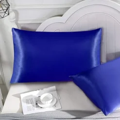 Satin Envelope Zipperless Pillowcase Simulated Silk Cold Feeling Pillowcase Pillow Cover