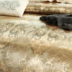 Satin Silk Duvet Cover Bedding Sets Comforter Cover with 1 Duvet Cover or Coverlet，1Sheet，2 Pillowcases for Double/Queen/King(1 Pillowcase for Twin/Single)
