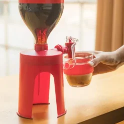 Saver Dispenser, Upside Down Beverage Dispenser for Home & Party Use, Drink Dispenser for Carbonated Drinks like Coca-Cola & Sprite, Mini Party Drink Tool