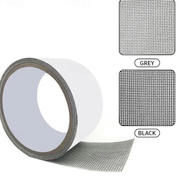 Screen Repair Tape Window Door Waterproof Patch Self-adhesive Super Fix Anti-Insect Mosquito Net Mesh Broken Holes