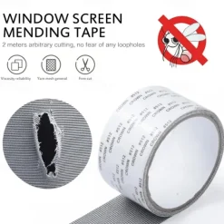 Screen Repair Tape Window Door Waterproof Patch Self-adhesive Super Fix Anti-Insect Mosquito Net Mesh Broken Holes