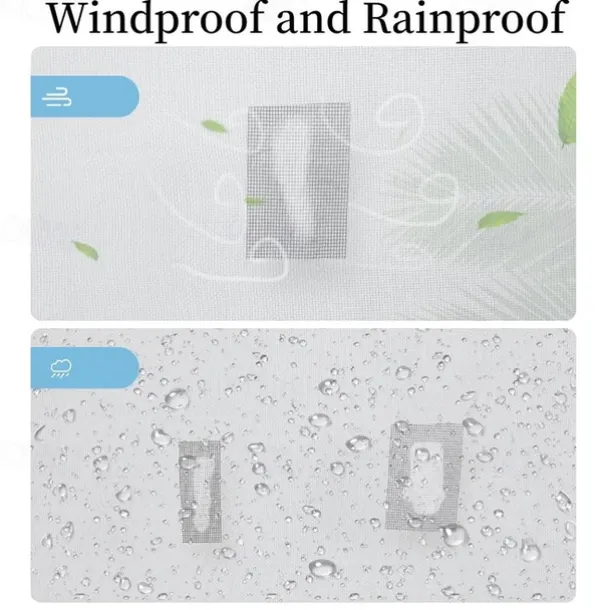 Screen Repair Tape Window Door Waterproof Patch Self-adhesive Super Fix Anti-Insect Mosquito Net Mesh Broken Holes