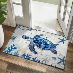 Sea Turtle Doormat Kitchen Mat Floor Mat Non-Slip Area Rug Oil Proof Rug Indoor Outdoor Mat Bedroom Decor Bathroom Mat Entrance Rug