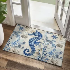 Sea Turtle Doormat Kitchen Mat Floor Mat Non-Slip Area Rug Oil Proof Rug Indoor Outdoor Mat Bedroom Decor Bathroom Mat Entrance Rug