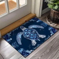 Sea Turtle Doormat Kitchen Mat Floor Mat Non-Slip Area Rug Oil Proof Rug Indoor Outdoor Mat Bedroom Decor Bathroom Mat Entrance Rug