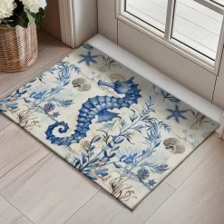 Sea Turtle Doormat Kitchen Mat Floor Mat Non-Slip Area Rug Oil Proof Rug Indoor Outdoor Mat Bedroom Decor Bathroom Mat Entrance Rug