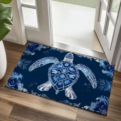 Sea Turtle Doormat Kitchen Mat Floor Mat Non-Slip Area Rug Oil Proof Rug Indoor Outdoor Mat Bedroom Decor Bathroom Mat Entrance Rug