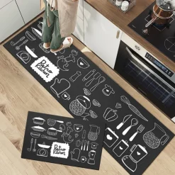 Seasoning Kitchen Mat Non-Slip Oil Proof Rug Indoor Outdoor Mat Bedroom Decor Bathroom Mat Entrance Rug Door Mat