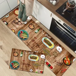 Seasoning Kitchen Mat Non-Slip Oil Proof Rug Indoor Outdoor Mat Bedroom Decor Bathroom Mat Entrance Rug Door Mat