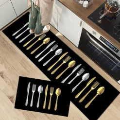 Seasoning Kitchen Mat Non-Slip Oil Proof Rug Indoor Outdoor Mat Bedroom Decor Bathroom Mat Entrance Rug Door Mat