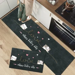 Seasoning Kitchen Mat Non-Slip Oil Proof Rug Indoor Outdoor Mat Bedroom Decor Bathroom Mat Entrance Rug Door Mat