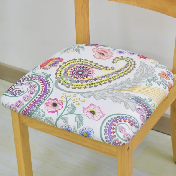 Seat Covers for Dining Room Stretch Boho Chair Slipcover Seat Covers Removable Washable Chair Protector Cushion Slipcovers for Dining, Office