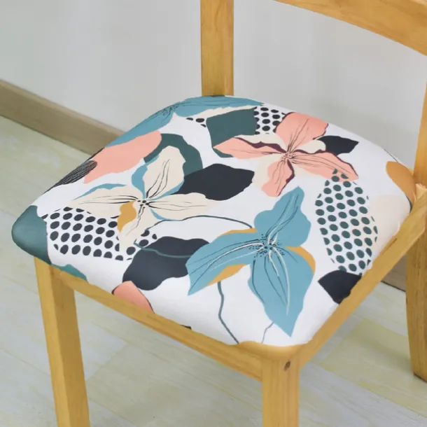 Seat Covers for Dining Room Stretch Boho Chair Slipcover Seat Covers Removable Washable Chair Protector Cushion Slipcovers for Dining, Office