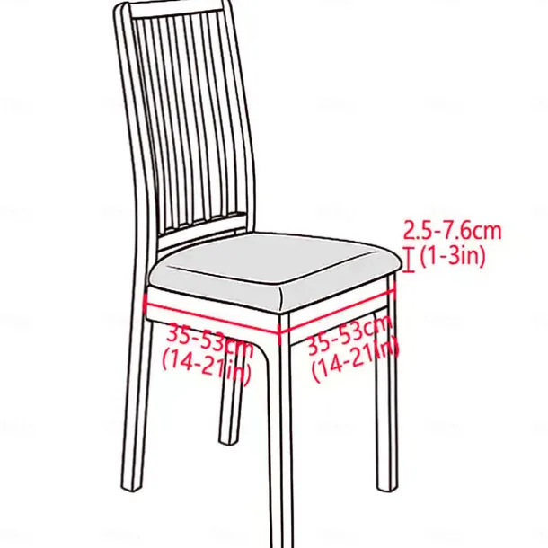 Seat Covers for Dining Room and Stool Chair Slipcovers Stretchy and Durable Furniture Protectors for a Stylish and Cozy Home Decor