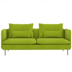 3-Seat Sofa Cover with Fine Linen Armrests Slipcovers Solid Color SODERcover LITB PRIME cover