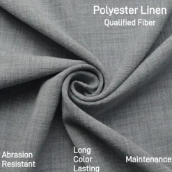 3-Seat Sofa Cover with Fine Linen Armrests Slipcovers Solid Color SODERcover LITB PRIME cover