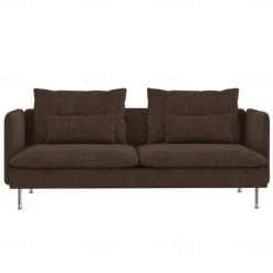 3-Seat Sofa Cover with Fine Linen Armrests Slipcovers Solid Color SODERcover LITB PRIME cover