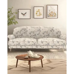 2seater Sofa Cover Floral Quilted 100% Cotton Slipcovers ESSEBODAcover LITB PRIME cover