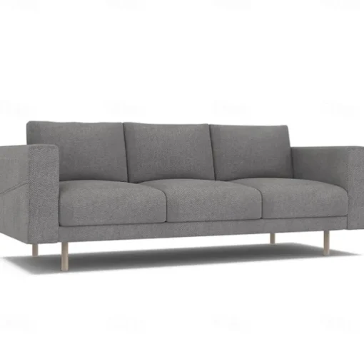 3-Seater Sofa Cover Solid Color Slipcovers NORSBcover LITB PRIME cover