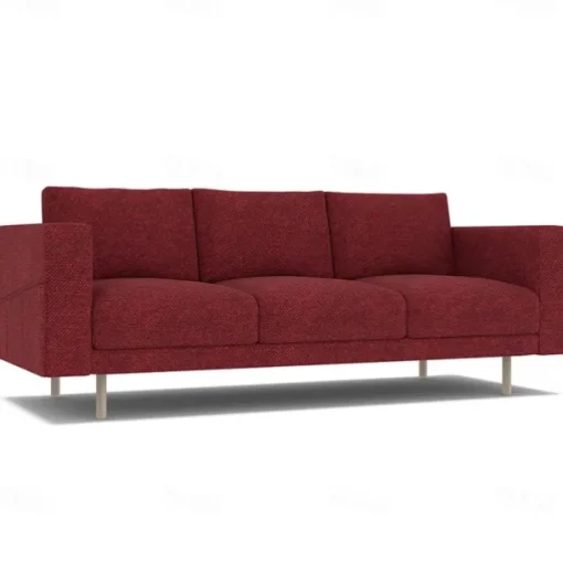 3-Seater Sofa Cover Solid Color Slipcovers NORSBcover LITB PRIME cover