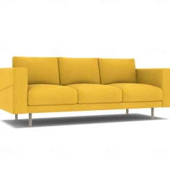 3-Seater Sofa Cover Solid Color Slipcovers NORSBcover LITB PRIME cover