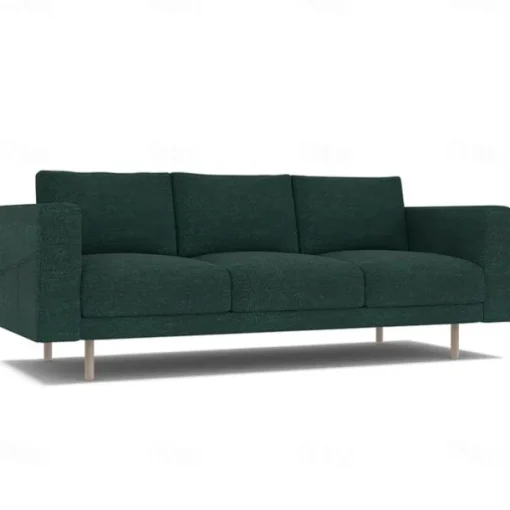 3-Seater Sofa Cover Solid Color Slipcovers NORSBcover LITB PRIME cover