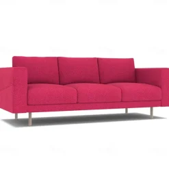 3-Seater Sofa Cover Solid Color Slipcovers NORSBcover LITB PRIME cover