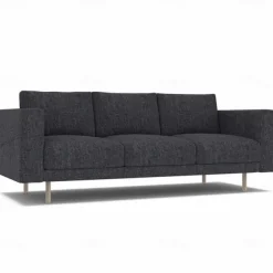 3-Seater Sofa Cover Solid Color Slipcovers NORSBcover LITB PRIME cover