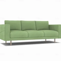 3-Seater Sofa Cover Solid Color Slipcovers NORSBcover LITB PRIME cover