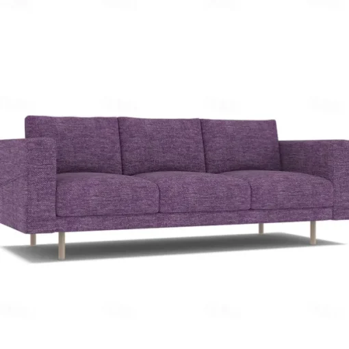 3-Seater Sofa Cover Solid Color Slipcovers NORSBcover LITB PRIME cover