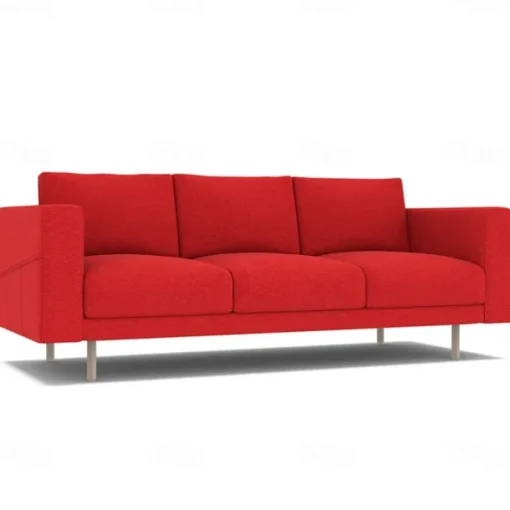 3-Seater Sofa Cover Solid Color Slipcovers NORSBcover LITB PRIME cover