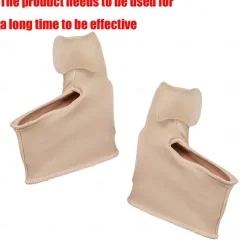 Sebs Foot Protector Foot Care Hallux Valgus Corrector High Elastic Day and Night Toe Splitter Foot Cover with Silicone