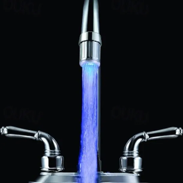 Seven Color Temperature Control Sensor LED Faucet Lamp