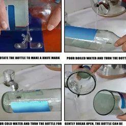 Sharp Carbide Glass Cutter DIY Machine Kit Glass Bottle Cutter Cutting Tool