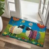 Sheeps Doormat Floor Mats Washable Rugs Kitchen Mat Non-Slip Oil Proof Rug Indoor Outdoor Mat Bedroom Decor Bathroom Mat Entrance Rug