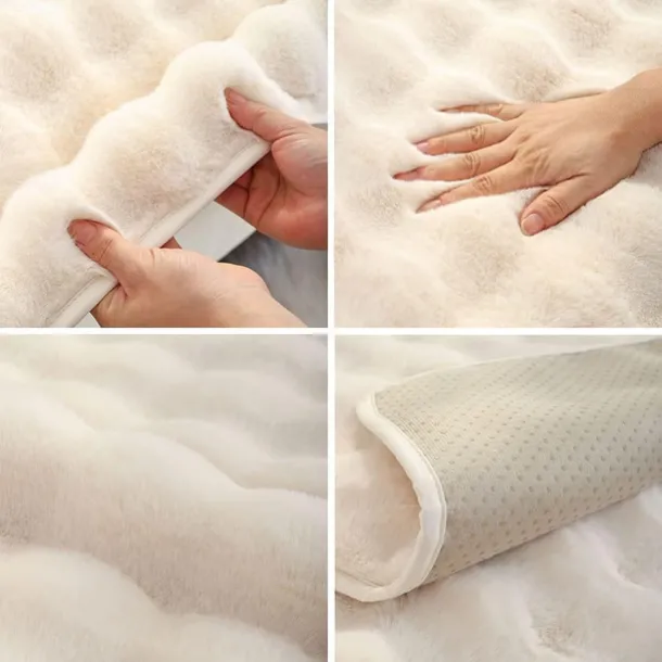 Sherpa Sofa Cover Sofa Seat Mat Plush Slipcover Sectional Couch Covers,Furniture Protector Anti-Slip Couch Covers for Dogs Cats Kids(Sold by Piece/Not All Set)